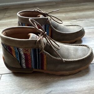 TWISTED X WOMEN'S BOMBER CHUKKA DRIVING MOCS 8.5